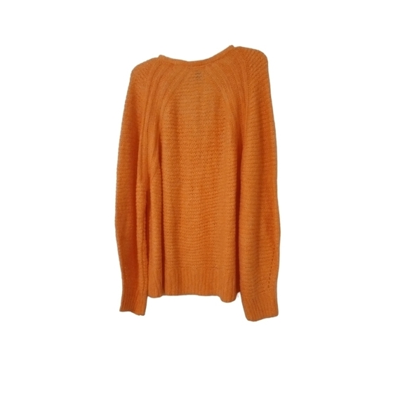 Universal Thread Orange/Peachy Knit Super Soft Comfy V-Neck Sweater XL NWOT - Picture 3 of 9